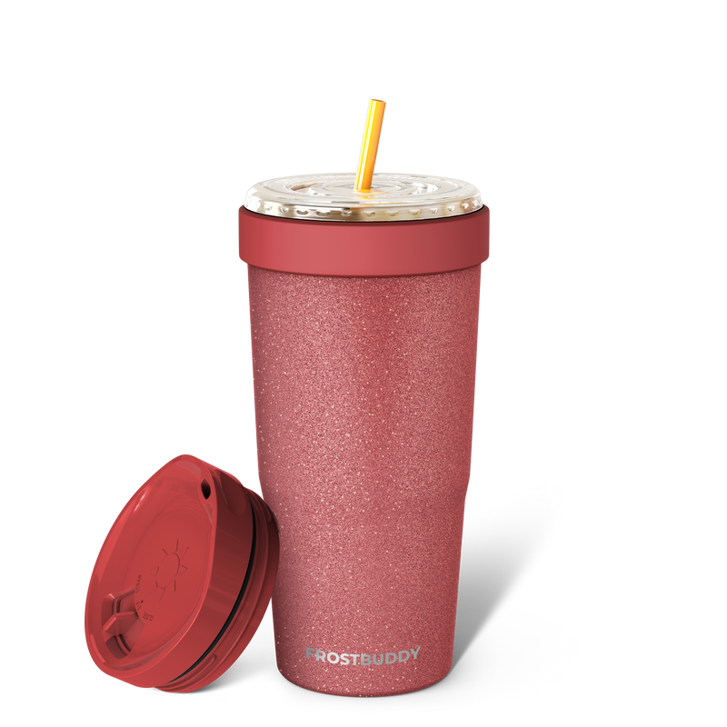 To-Go Buddy | Burgundy Glitz
