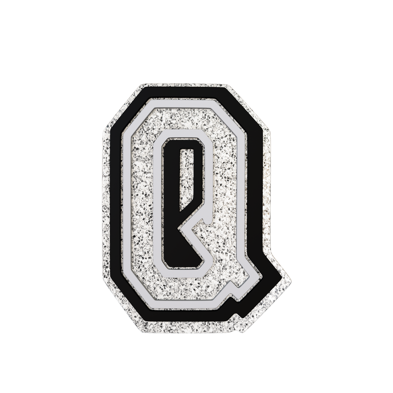 Budz | Silver Letter Q